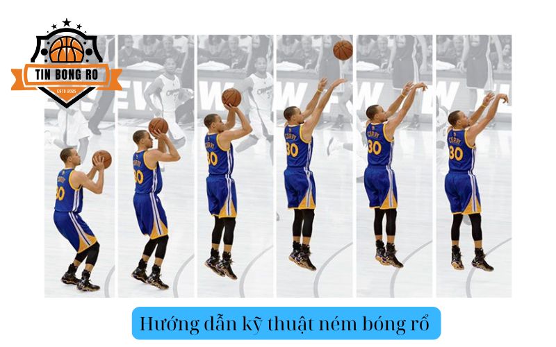 Hướng dẫn kỹ thuật ném bóng rổ