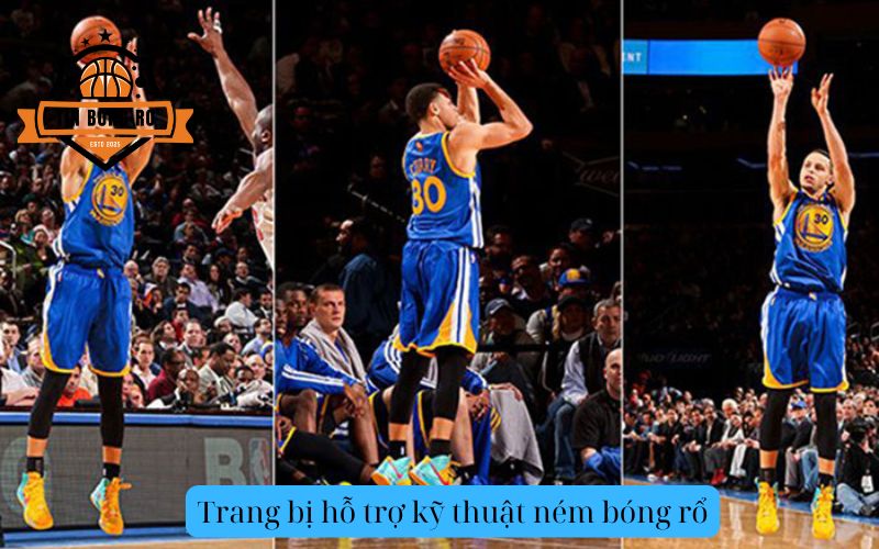 Trang bị hỗ trợ kỹ thuật ném bóng rổ