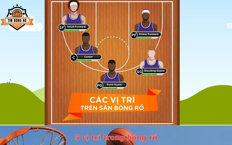 5 vị trí trong bóng rổ