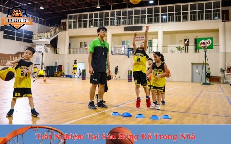 Trải Nghiệm Tại Sân Bóng Rổ Trong Nhà