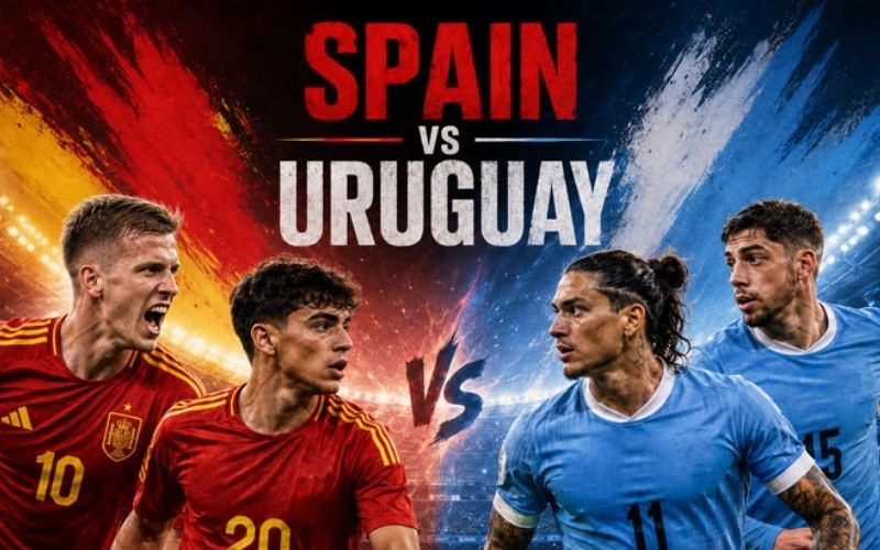 Thông số đối đầu Tây Ban Nha và Uruguay mới